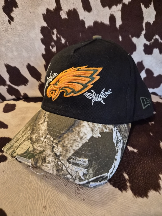 New Era Other - Philadephia Eagles Neon Orange Camo Snapback